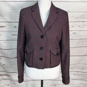 Adrianna Papell Jacket Red,White,Black. Size 8
